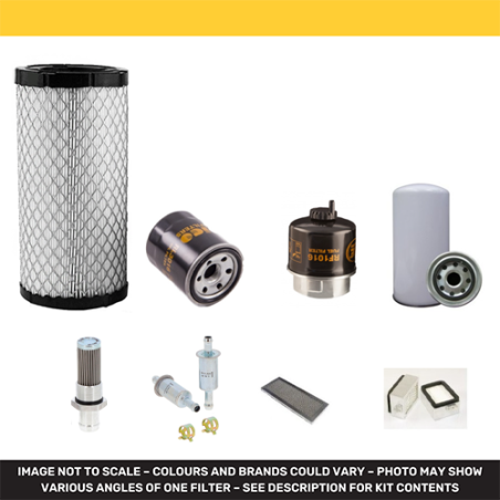 Filter service kit suitable for CAT 301.6C w/Mitsubishi L 3E Eng.