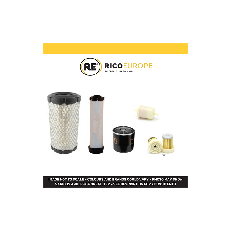 KUBOTA RTV 900 Filter Service Kit w/Kubota D 902-E2-UV Eng.  Air, Oil, Fuel Filters