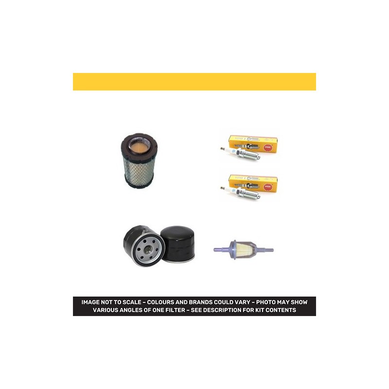 John Deere X155R, X165 Filter Service Kit Air, Oil, Fuel Filters, Spark Plugs