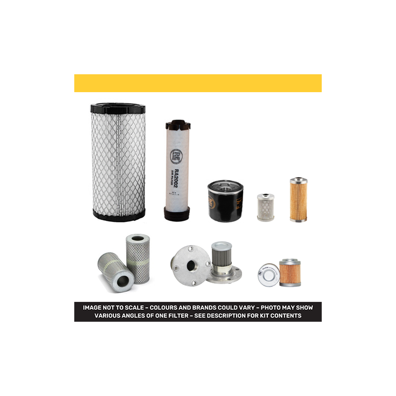 HITACHI ZX 17 U-2 Filter Service Kit w/Yanmar 3TNV70-VHR Eng.   YR  2010-