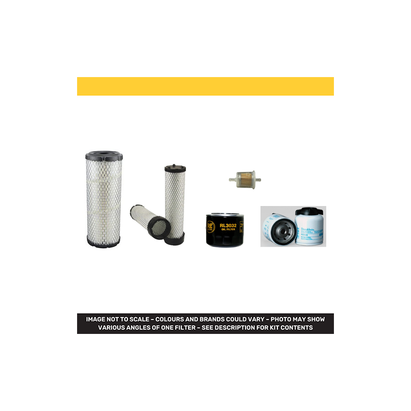 BOBCAT E 35 ZFilter Service Kit Air Oil Fuel Filters w/KUBOTA / D1703-M-D1-E4B / 01.2 Eng.