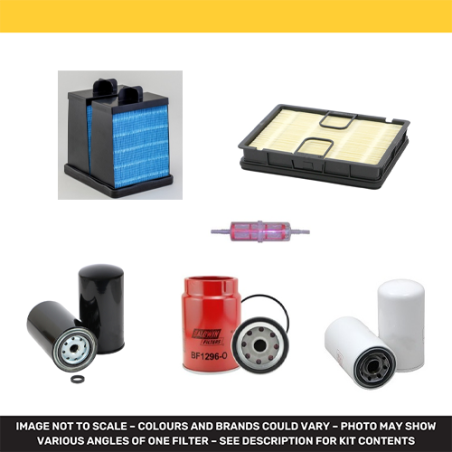 DOOSAN DX140-3LCR Filter Service Kit w/Cummins QSB 4.5 Eng. YR 2013-