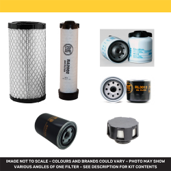 BOBCAT E10Z Filter Service Kit w/Kubota D722-E4B-BCZ-6 2019-