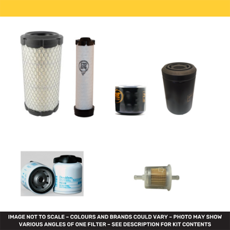 DOOSAN DAEWOO DX 17 Z Filter Service Kit w/KUBOTA / D 722 EF 11 / 01.2019 Eng.
