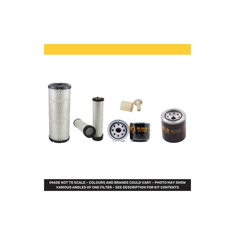 DOOSAN DX 35 Z Filter Service Kit Air Oil Fuel Filters w/Yanmar 3TNV88-SDBHEABO Eng. SN  RA2012 YR  2007-