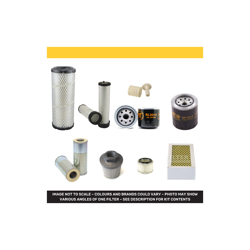 DOOSAN DX 35 Z Filter Service Kit w/Yanmar 3TNV88-SDBHEABO Eng. SN  RA2012 YR  2007-