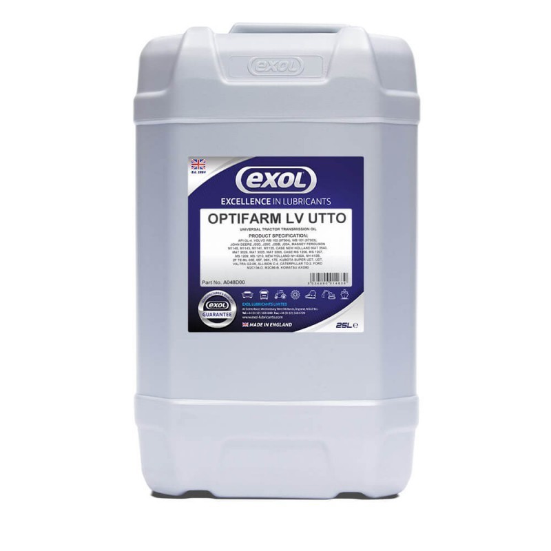 20L Optifarm LV UTTO Low Viscosity Transmission Fluid Oil Drum