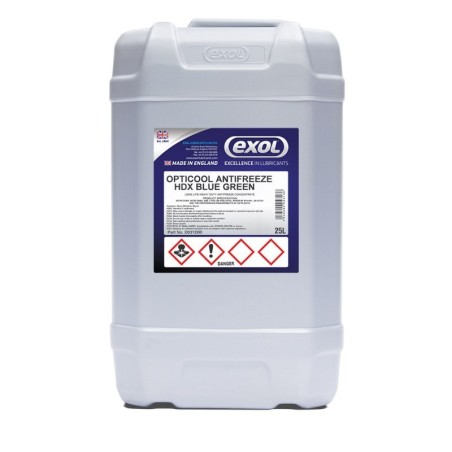 20L Opticool Antifreeze HDx Blue Green Concentrate Oil Drum