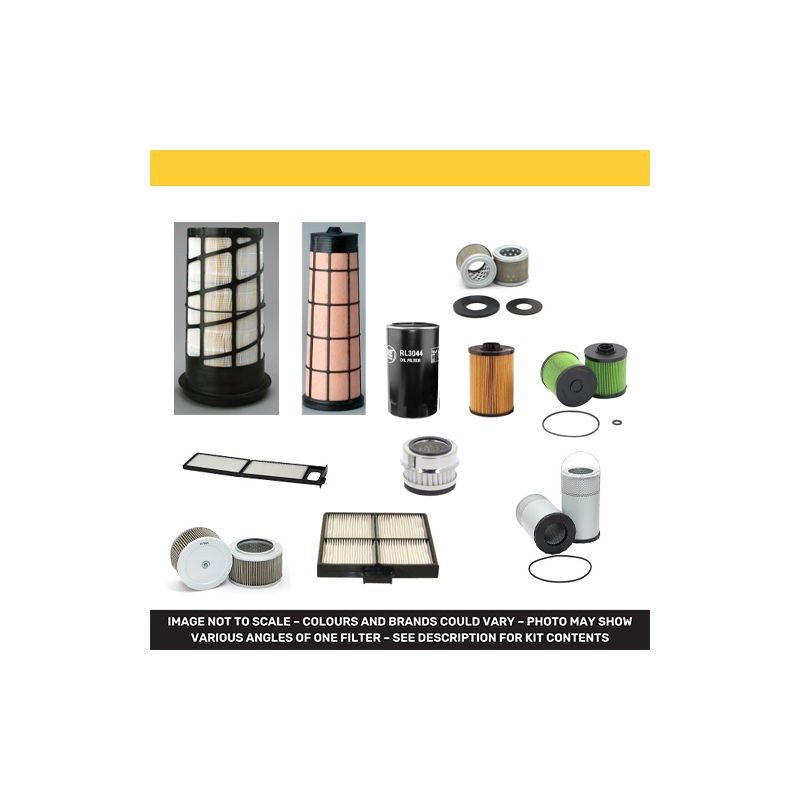 KOBELCO SK 140 SR-5 Filter Service Kit w/ISUZU AR-4JJ1XASK-01 Eng.