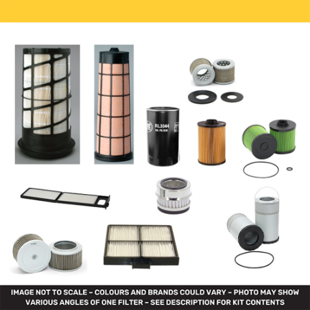 KOBELCO SK140SR-5 Filter Service Kit w/ISUZU AR-4JJ1XASK-01 Eng.