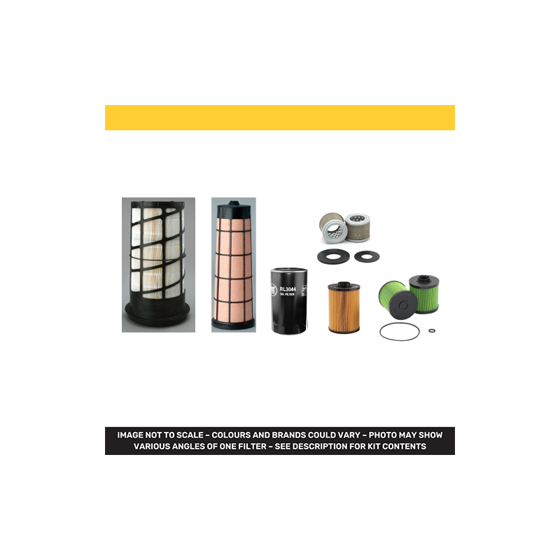 KOBELCO SK 140 SR-5 Filter Service Kit Air Oil Fuel Filters w/ISUZU AR-4JJ1XASK-01 Eng.