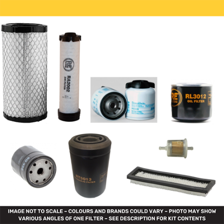 Bobcat E27Z Filter service kit w/ Kubota D1105 eng. 2019-
