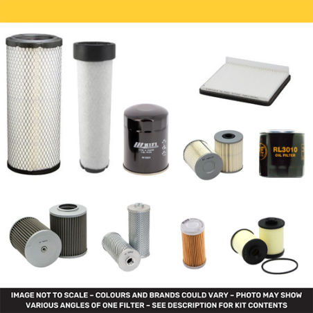 Kubota U60-5 Filter kit w/Kubota V2607-CR-E5 eng. 2020-