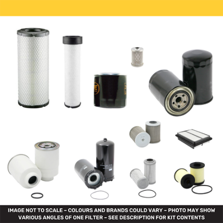 Kubota KX080-4 Compact E xcavator Filter Kit