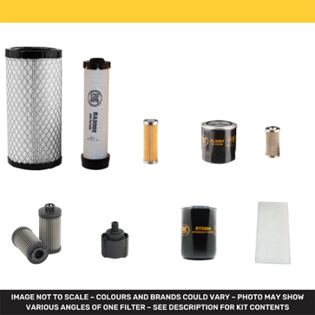 VOLVO ECR25D Filter Service Kit w/Volvo / Yanmar D1.1A Eng.
