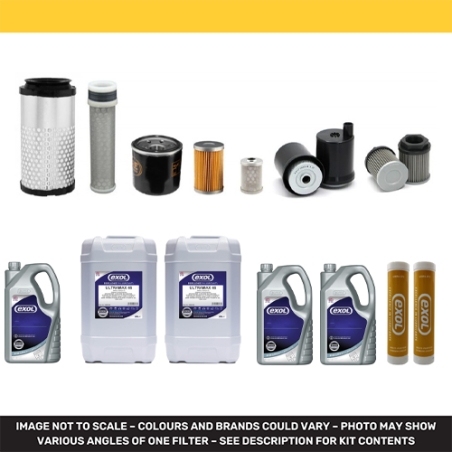 Kubota KX Compact E xcavator Filter Kit