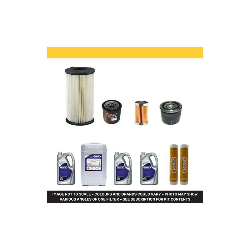 ISEKI SXG 323, 326 FILTER AND LUBRICANT KIT