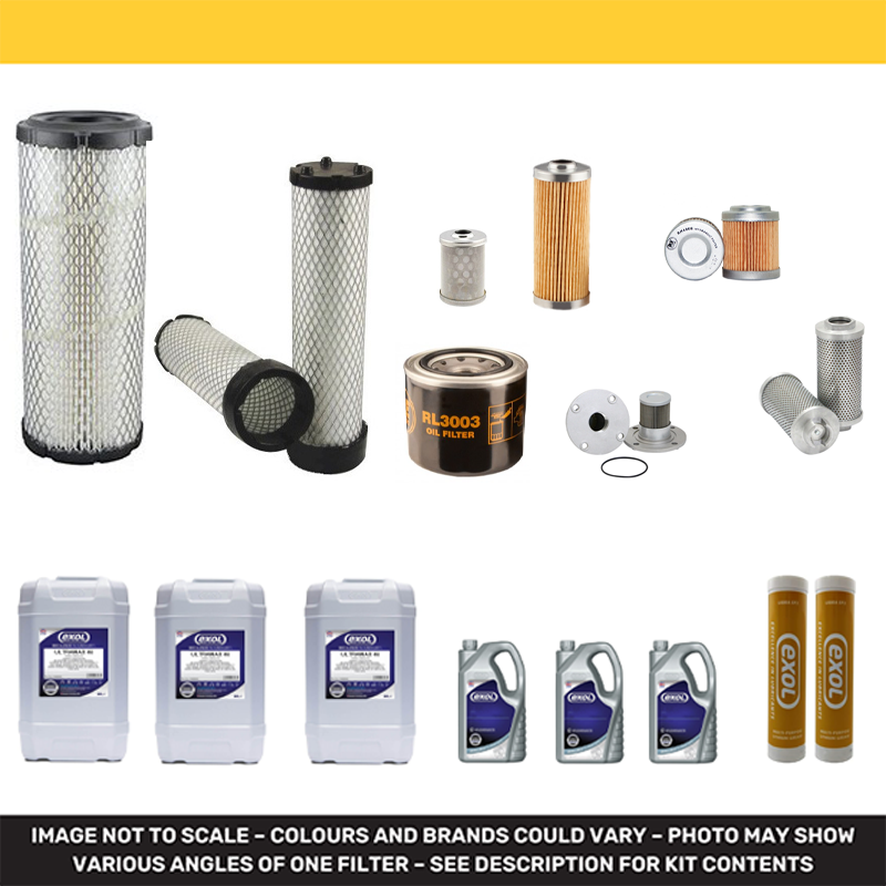 HITACHI ZX 30 FILTER AND LUBRICANT KIT