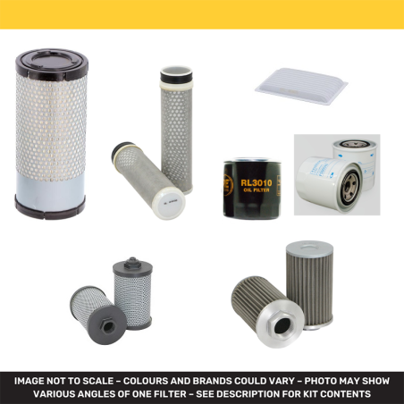 KUBOTA KX040-4 Filter Service Kit w/Kubota D 1803-CR-TE4 Eng.