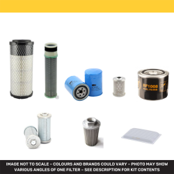 KUBOTA KX 033-4 Filter Service Kit w/Kubota D 1703 M-DI-EU Eng.