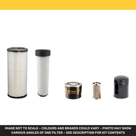 Kubota KX121-3A Compact E xcavator Filter Kit