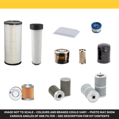 KUBOTA KX121-3 Filter Service Kit w/Kubota V 2203 Eng.