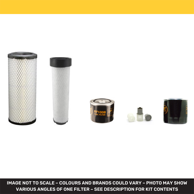 Kubota K x057-4 Compact E xcavator Filter Kit