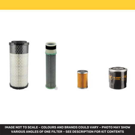 Kubota KX61-3A Compact E xcavator Filter Kit