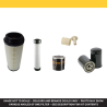 TAKEUCHI TB 260 A Filter Service Kit Air Oil Fuel Filters w/Yanmar 4TNV84T-BPTB Eng.   YR  2016-