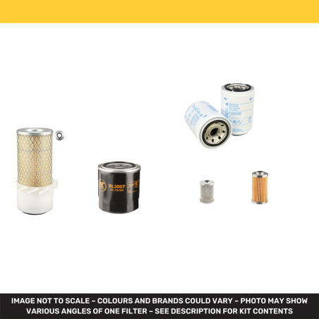 TAKEUCHI TB012 FILTER SERVICE KIT W/YANMAR3T72LE-T ENG.