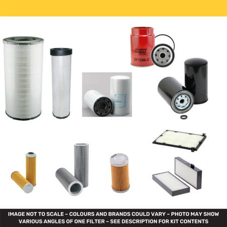 DOOSAN DX140LC Filter Service Kit w/DOOSAN DL06 Eng. YR 2008-