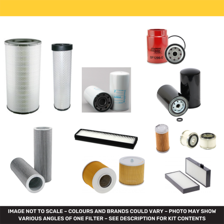 DOOSAN DX235LCR Filter Service Kit with Doosan Eng 2013-