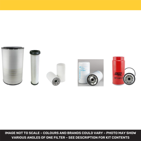 DOOSAN DX380LC Filter Service Kit Air Oil Fuel Filters w/DOOSAN DL 08 Eng. YR 2010-