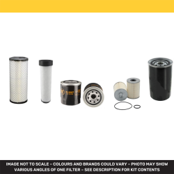 DOOSAN DX 85 R3 Filter Service Kit Air Oil Fuel Filters w/Yanmar 4 TNV98C Eng.   YR  2013-