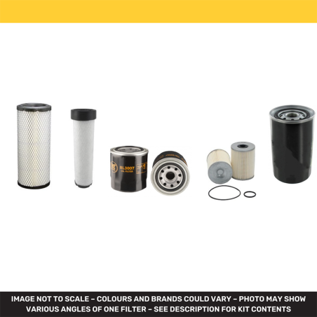 DOOSAN DX85R3 Filter Service Kit Air Oil Fuel Filters w/Yanmar 4 TNV98C Eng. YR 2013-