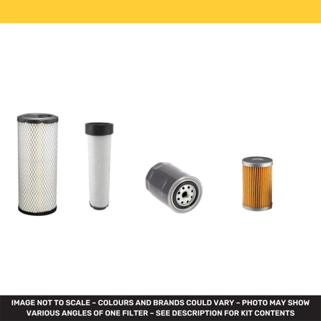 KUBOTA KX161-3 Filter Service Kit w/Kubota V 2203E Eng. Air, Oil, Fuel Filters