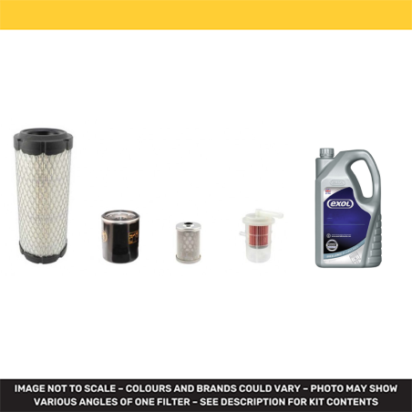 VOLVO EC15B Engine Filter & Lubricant Kit
