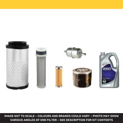 Kubota K008-3 Mini E xcavator Filter Kit