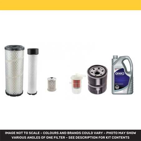 Volvo EC25 EC30 Engine Filter & Lubricant Kit