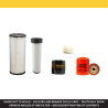 BARFORD SXR 3500 H Filter Service Kit w/Kubota V2203 Eng Yr 2007- Air Oil Fuel