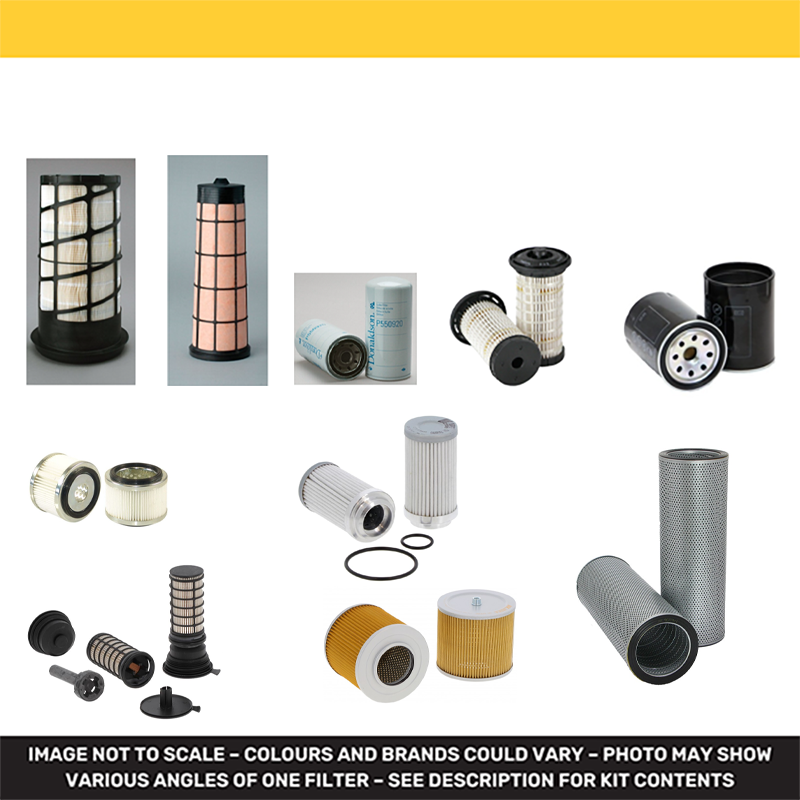 DOOSAN DX 140 LC-5 Filter Service Kit w/Perkins 1204F-E44TAN Eng.