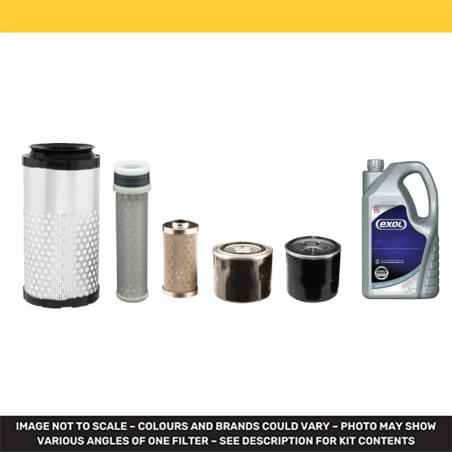 Kubota U17-3 Mini E xcavator Filter Kit