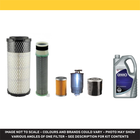Kubota KX61-3 Compact E xcavator Filter Kit