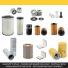 CASE CX 210 D Filter Service Kit w/ISUZU AM4HK1 Eng.   YR  2016-  TIER 4I