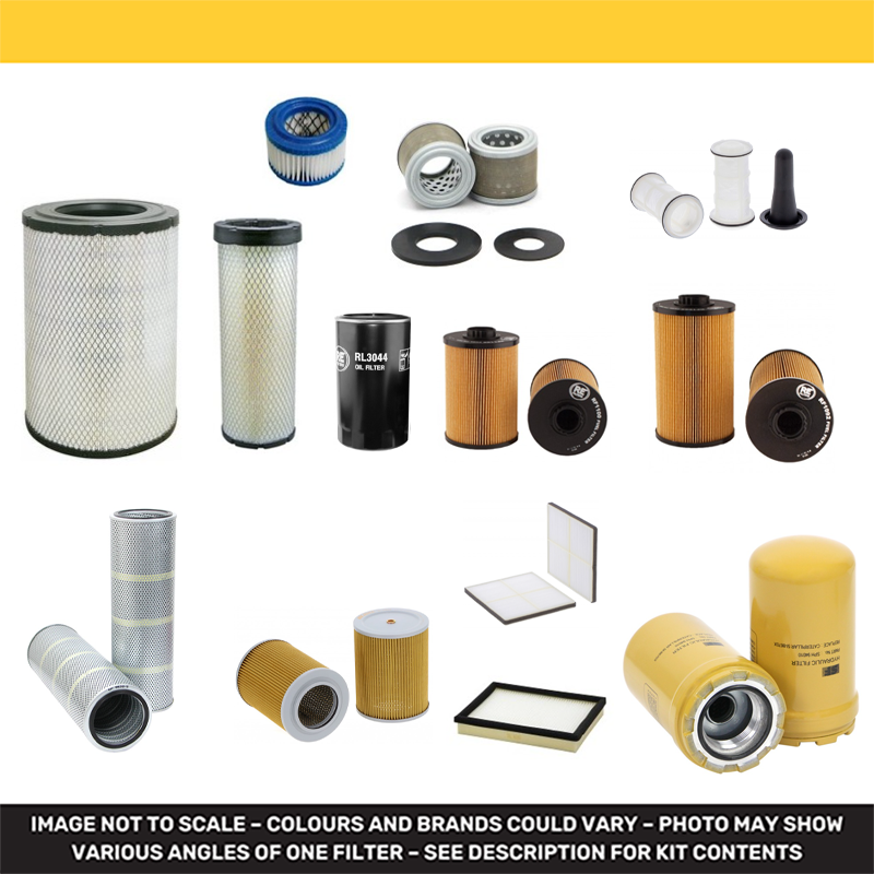CASE CX 250 D Filter Service Kit w/ISUZU AM4HK1 Eng.   YR  2015-  TIER 4I
