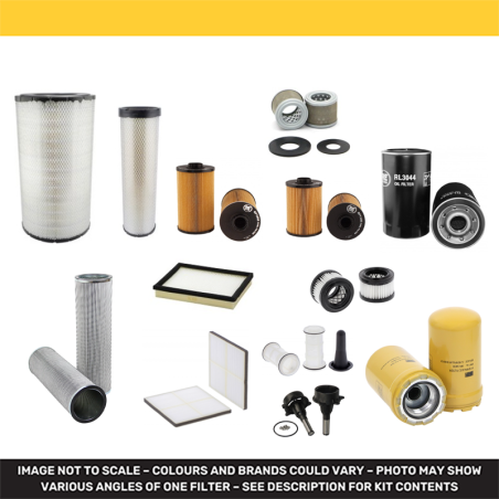 CASE CX490D Filter Service Kit w/ISUZU AQ-6UZ1X Eng. YR 2015- TIER 4I