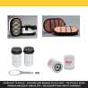 JCB FASTRAC 4190 Engine Filter Service Kit w/Sisu Eng 2015-
