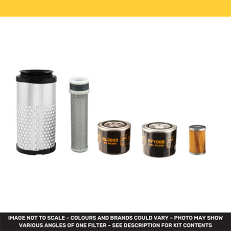 KUBOTA U25-3 Filter Service Kit w/Kubota D 1105 Eng. Air, Oil, Fuel Filters