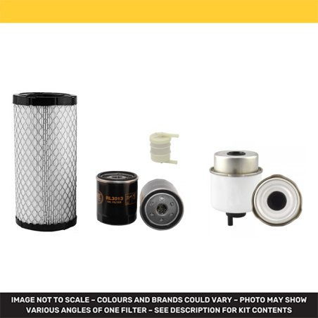 JCB 8018CTS Filter Service Kit w/Perkins 403D11 Eng. Air, Oil, Fuel Filters