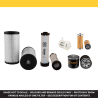 KOMATSU PC 26 MR-3 Filter Service Kit w/Komatsu 3D76E Eng. Air, Oil, Fuel Filters
